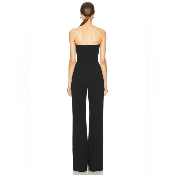 Sau Lee Imogen Jumpsuit in Black NWT Size 4 - Picture 4 of 10